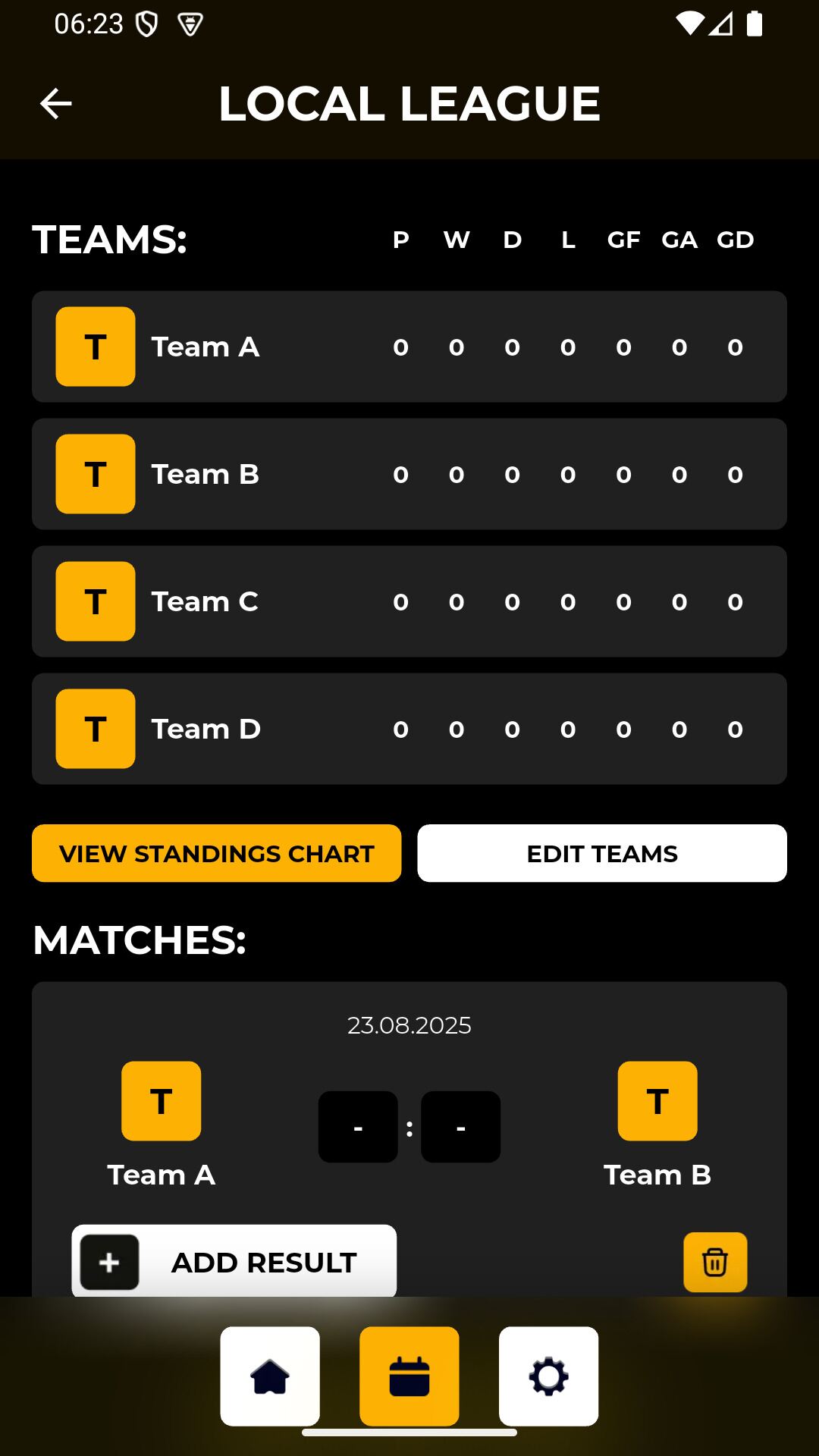 League Management